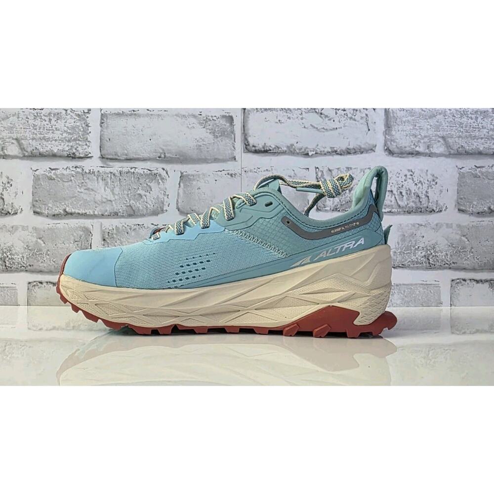 Altra Olympus 5 Shoes Womens Size 7 Blue Mesh Trail Running Zero Drop Vibram - Picture 7 of 10